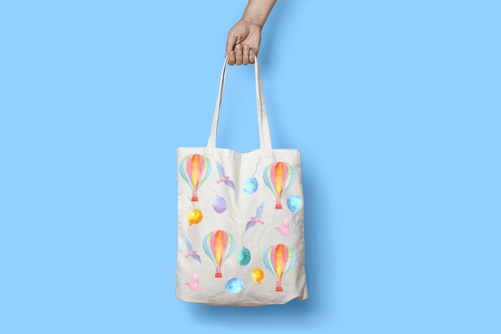 Watercolor Summer Holidays Vector Free Pattern
