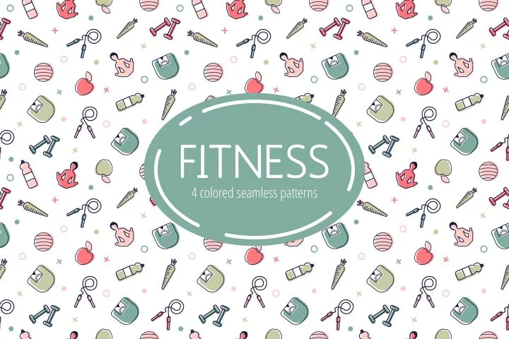 Free Fitness Vector Pattern