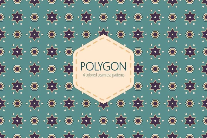 Seamless Polygon Free Pattern
