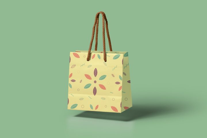 Seamless Geometric Leaves Free Pattern
