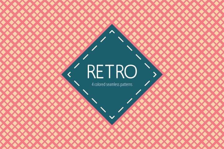 Retro Vector Seamless Free Pattern