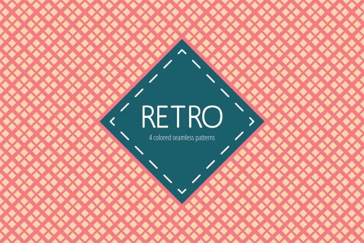 Retro Vector Seamless Free Pattern