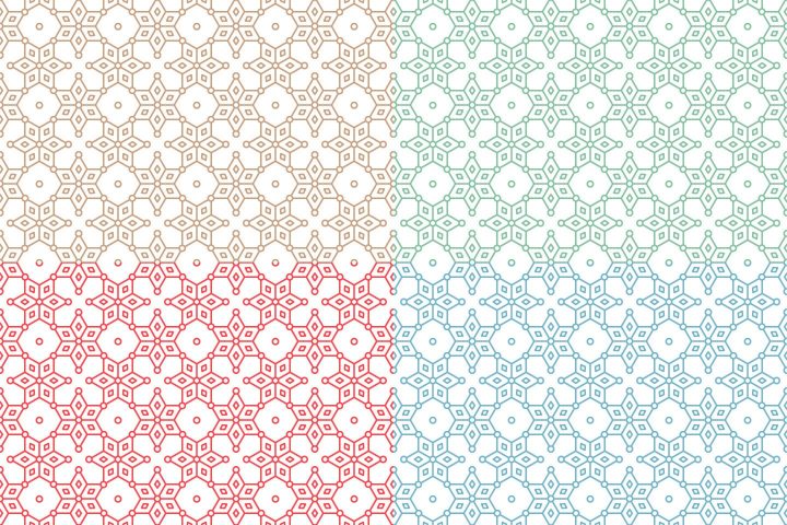 Rhombus Seamless Vector Free Pattern