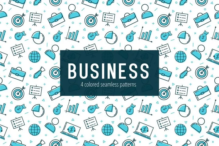 Business Vector Seamless Free Pattern