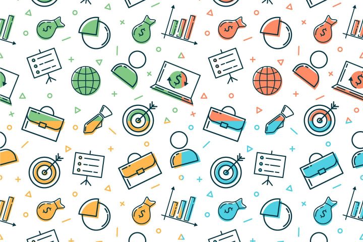 Business Vector Seamless Free Pattern