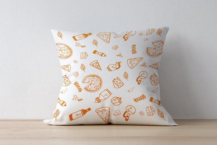 Pizza Vector Seamless Free Pattern