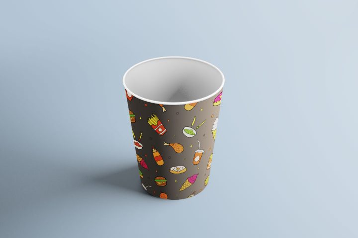 Fast Food Vector Free Seamless Pattern