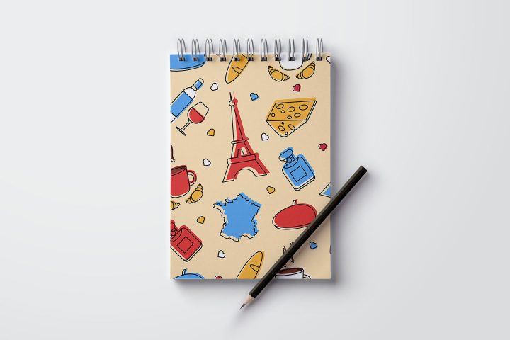 France Free Seamless Pattern