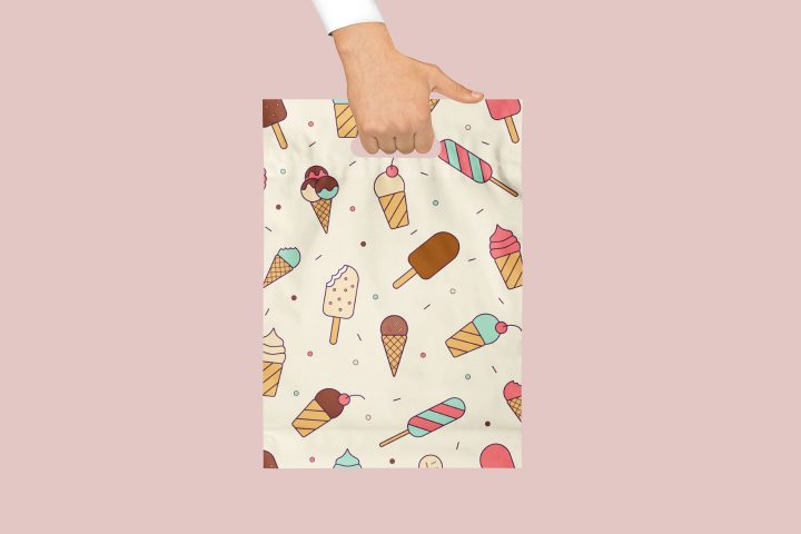 Ice Cream Vector Free Seamless Pattern