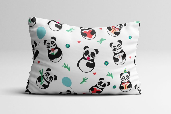 Panda Vector Free Seamless Pattern