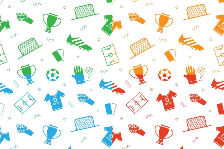 Soccer Vector Free Seamless Pattern