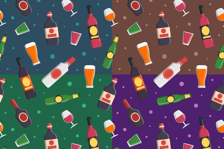 Alcohol Vector Free Pattern