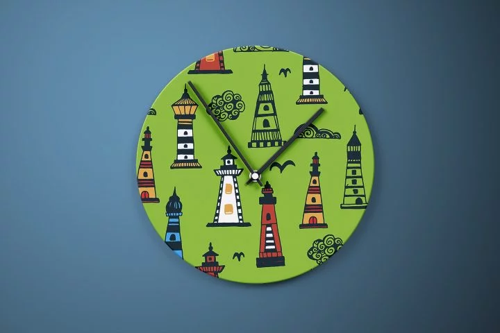 Lighthouses Illustration Vector Free Pattern