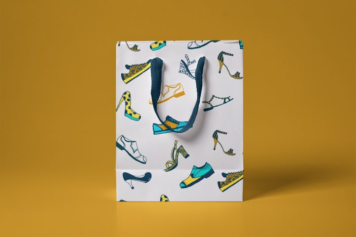 Original Shoes Vector Seamless Free Pattern