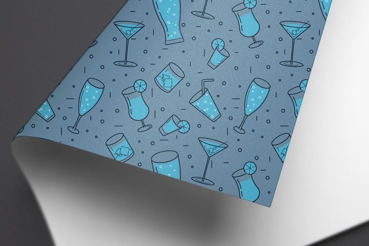 Drink Vector Free Seamless Pattern