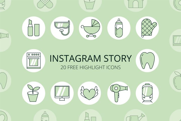 20 free icons for Instagram