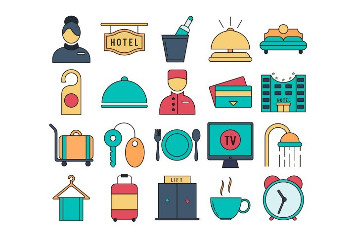 Hotel Free Icon Set