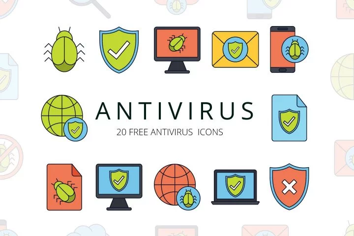 Antivirus Vector Free Icon Set