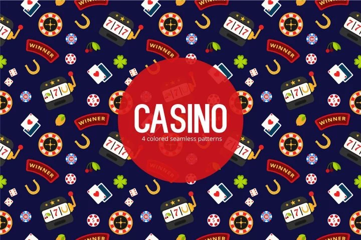 Casino Vector Free Seamless Pattern