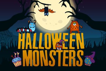 Halloween Monsters Free Vector Illustration