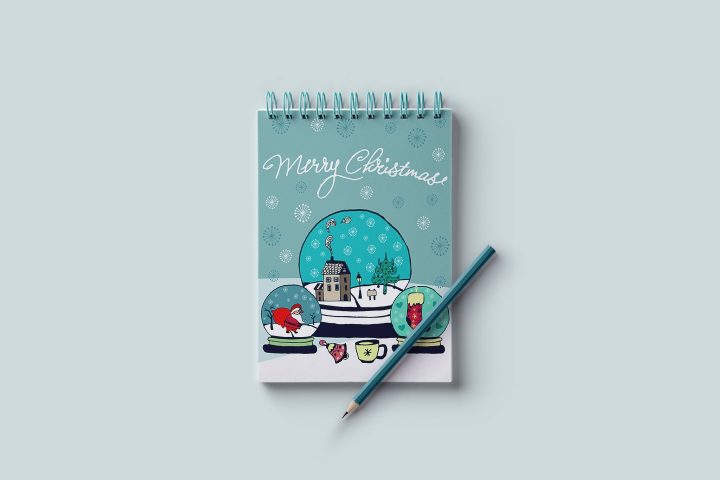 Merry Christmas Vector Free Illustration