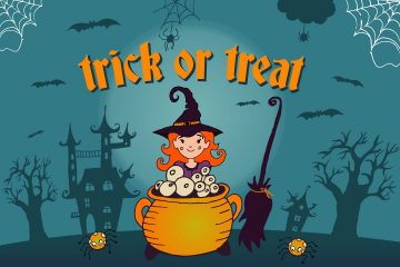 Trick Or Treat Free Vector Illustration