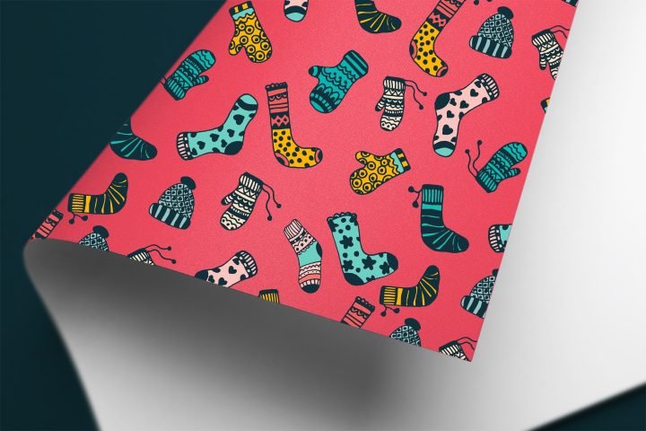 Warm Clothes Illustration Vector Free Pattern