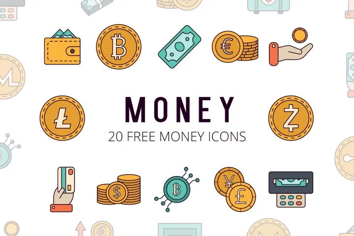 Money Vector Free Icon Set