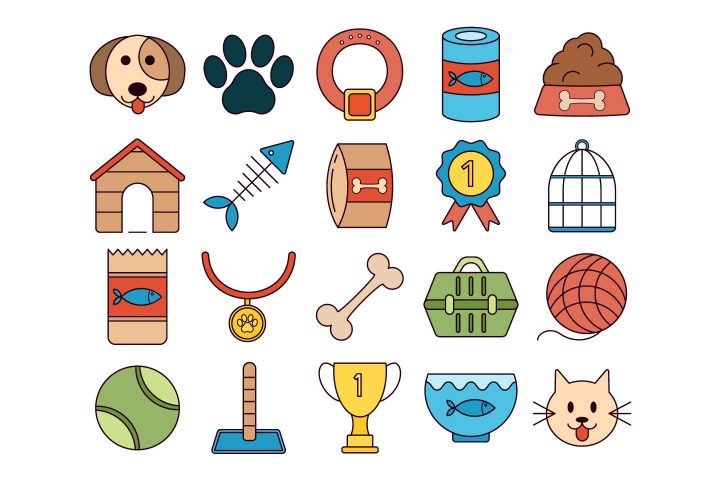 Pet Vector Free Icon Set