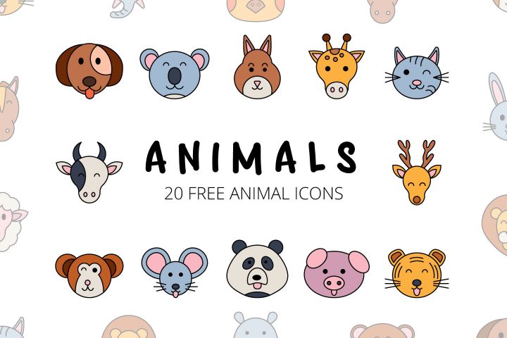 Animals Vector Free Icon Set - GraphicSurf.com