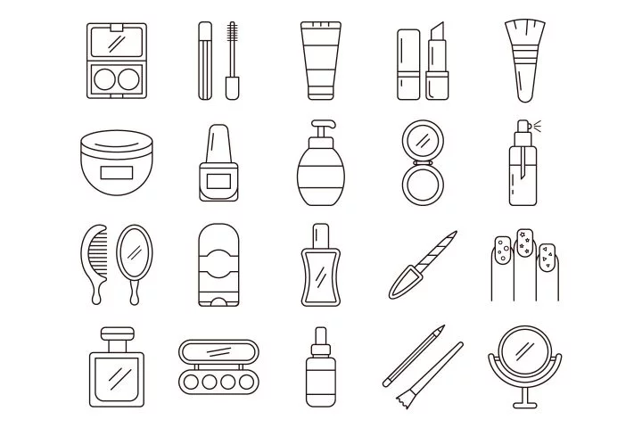 Cosmetics Vector Free Icon Set