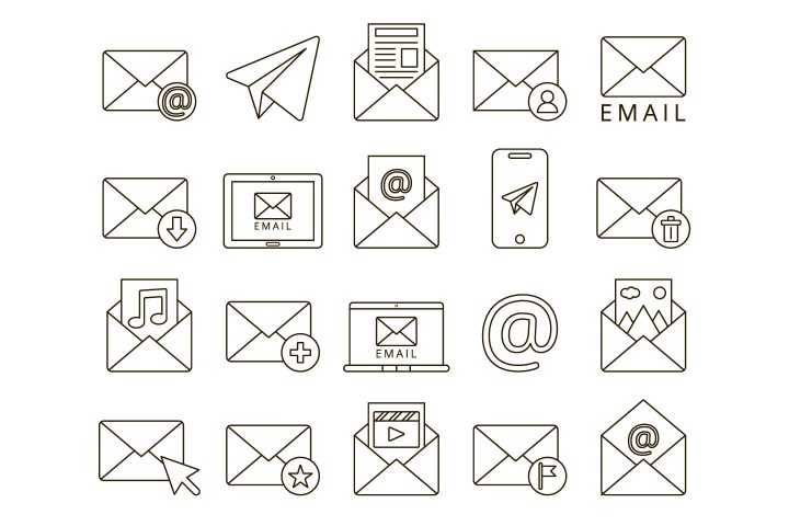 Email Free Vector Icon Set
