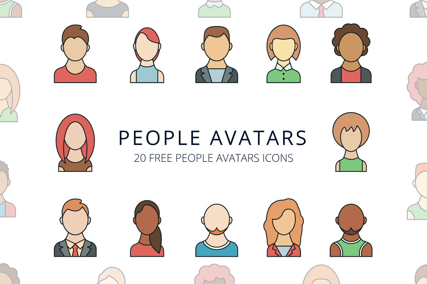 vector people icons