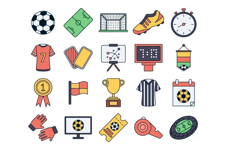 Soccer Vector Free Icon Set