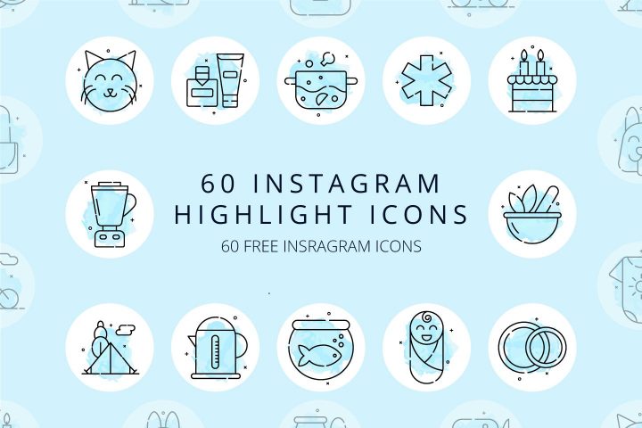 symbol instagram highlight icons places