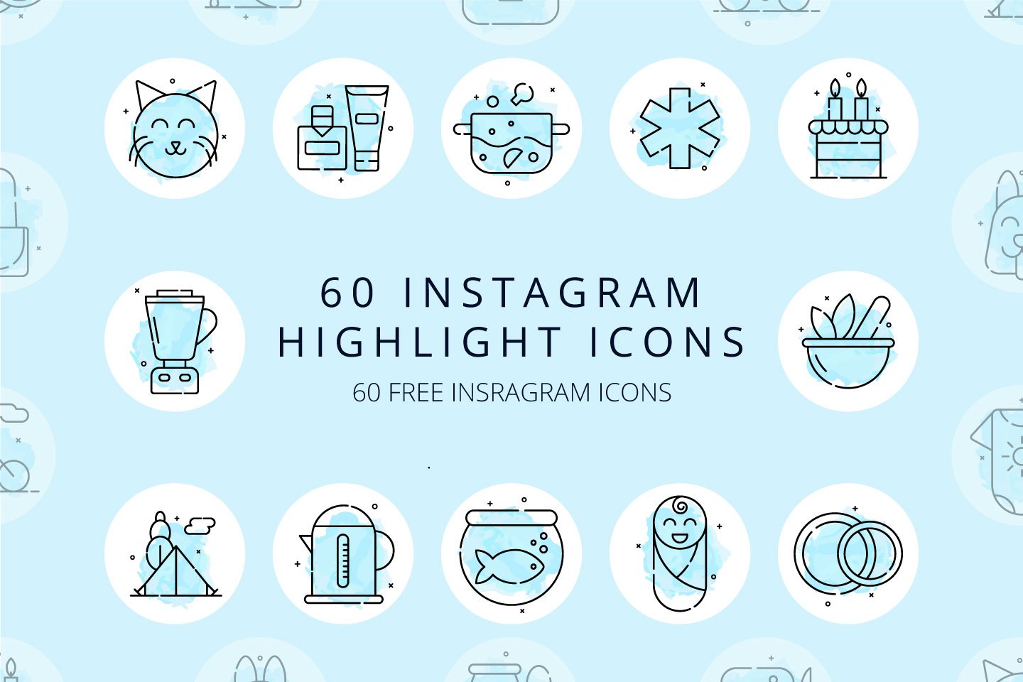 pink symbol instagram highlight icons