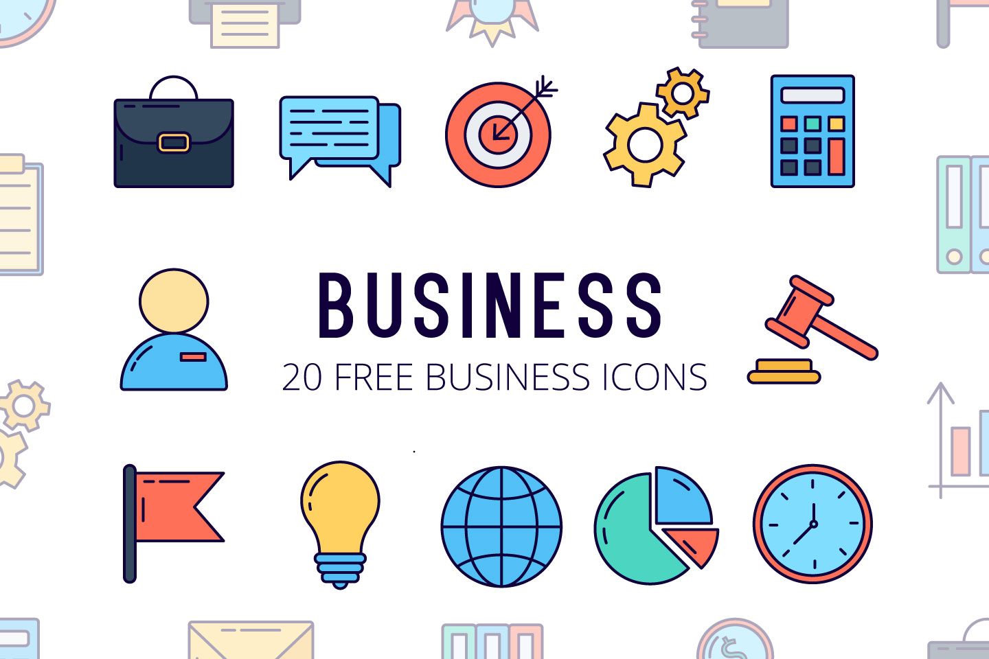 Download Business Vector Free Icon Set - GraphicSurf.com (DesZone.net)
