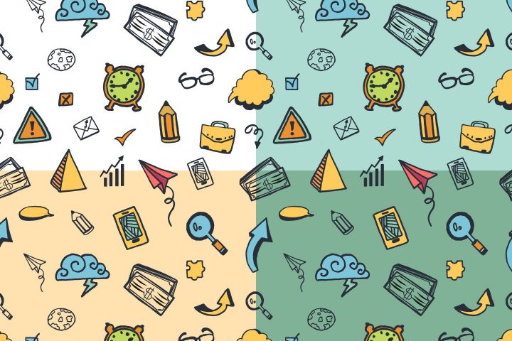 Business And Finance Vector Free Pattern