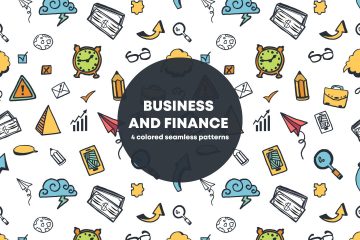 Business And Finance Vector Free Pattern