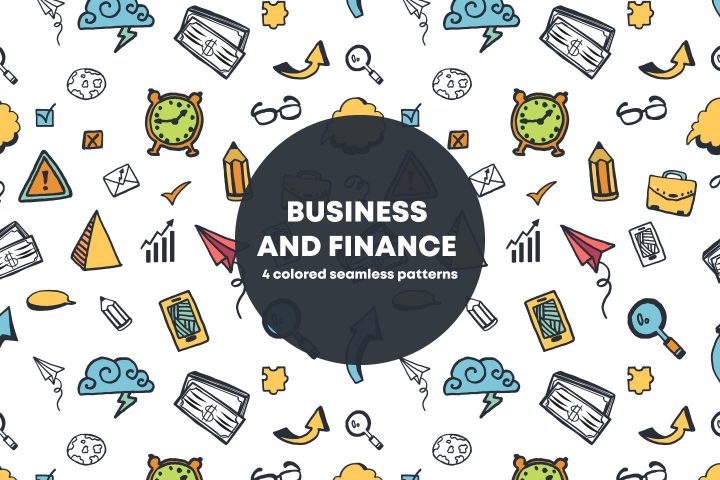 Business And Finance Vector Free Pattern