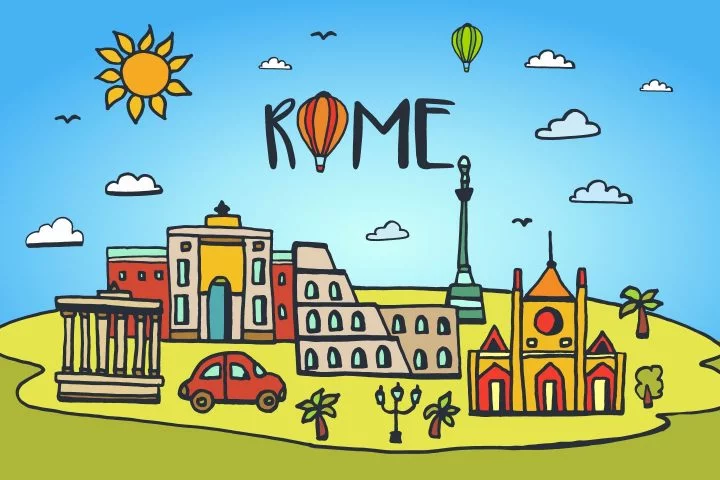 Rome Vector Free Illustration
