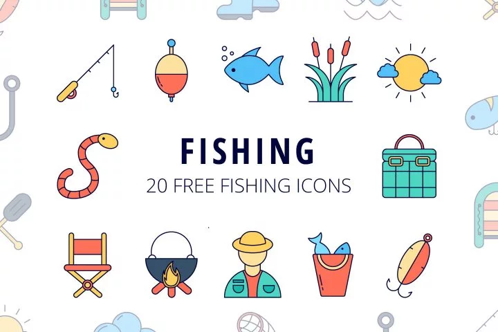 Fishing Vector Free Icon Set
