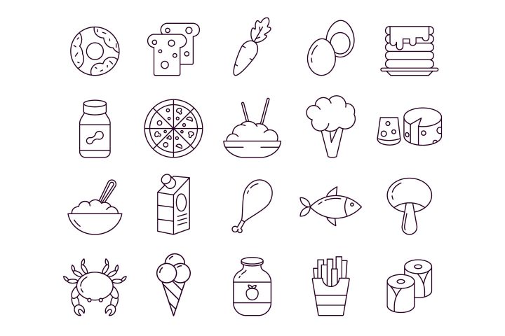 Food Vector Free Icon Set
