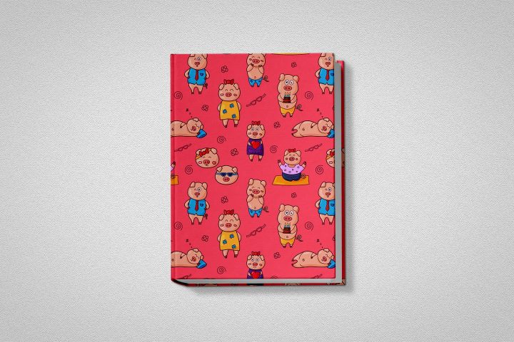 Funny Pigs Vector Free Pattern