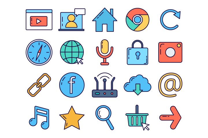 Internet Vector Free Icon Set