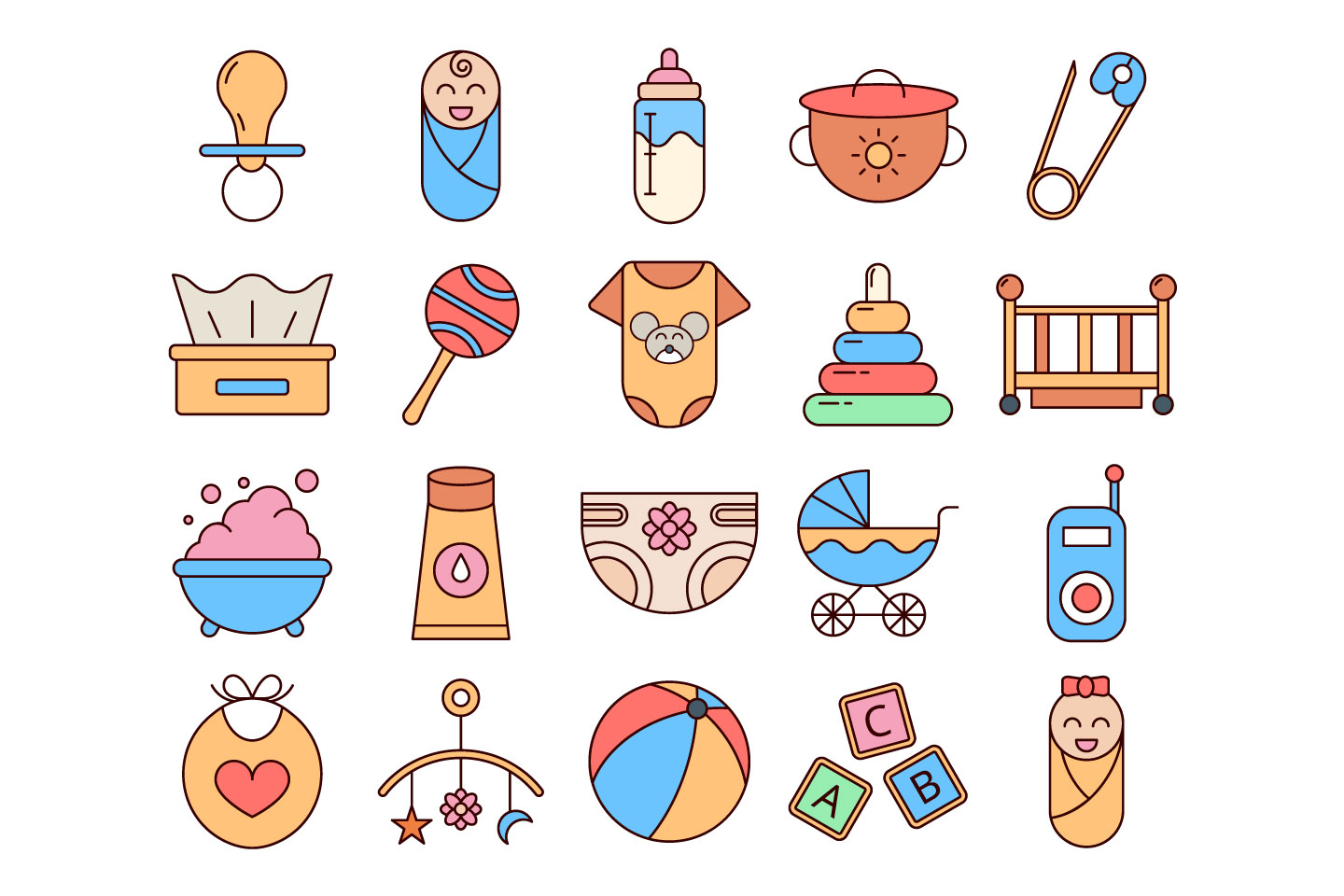 Download Baby Vector Free Icon Set - GraphicSurf.com (DesZone.net)