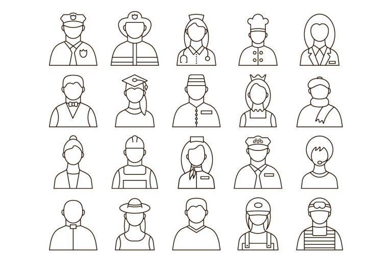 Professions Vector Free Icon Set - GraphicSurf.com