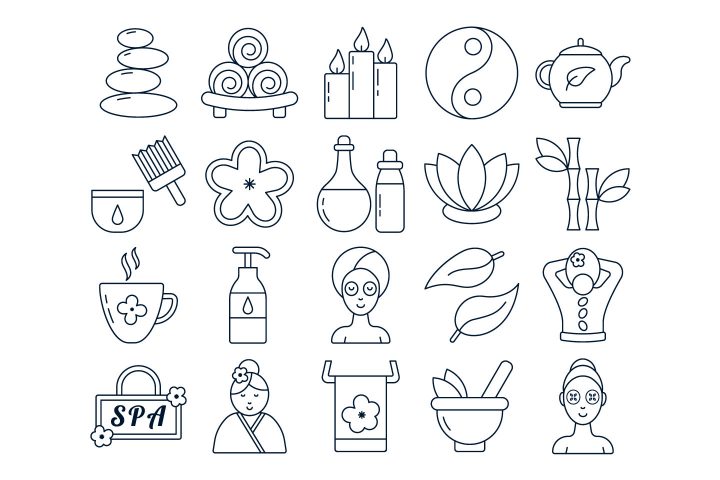 Spa Vector Free Icon Set