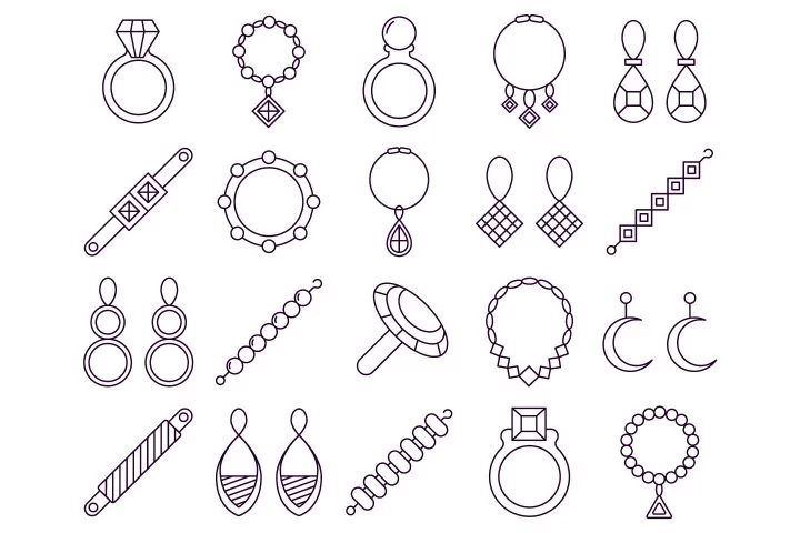 Jewelry Vector Free Icon Set