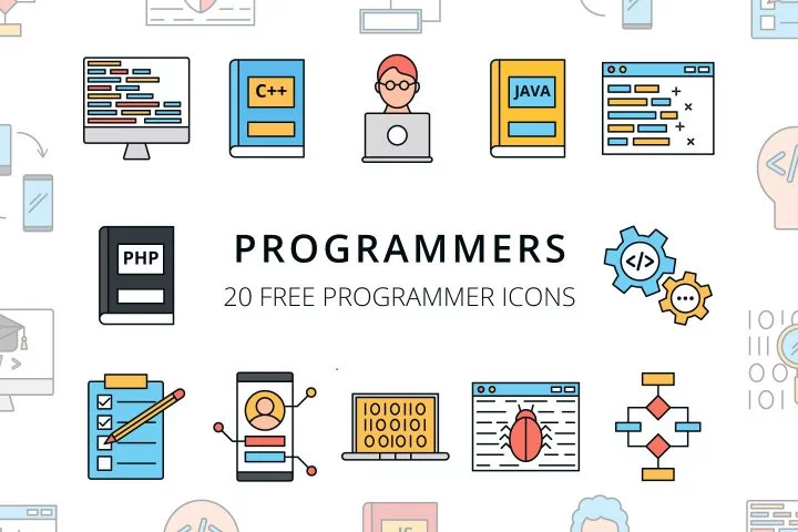 Programmers Vector Free Icon Set